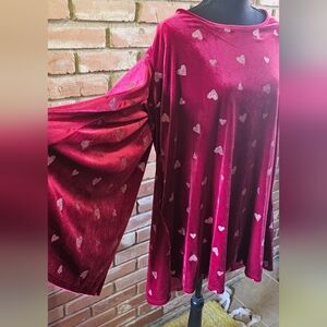 Elegant Heart Patterned Mini Dress